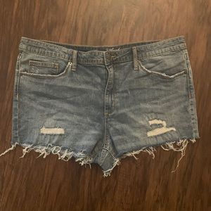 Universal Thread High Rise Denim Shorties